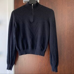 Cashmere 1/4 zip sweater Brunelleschi Cuchinelli XS